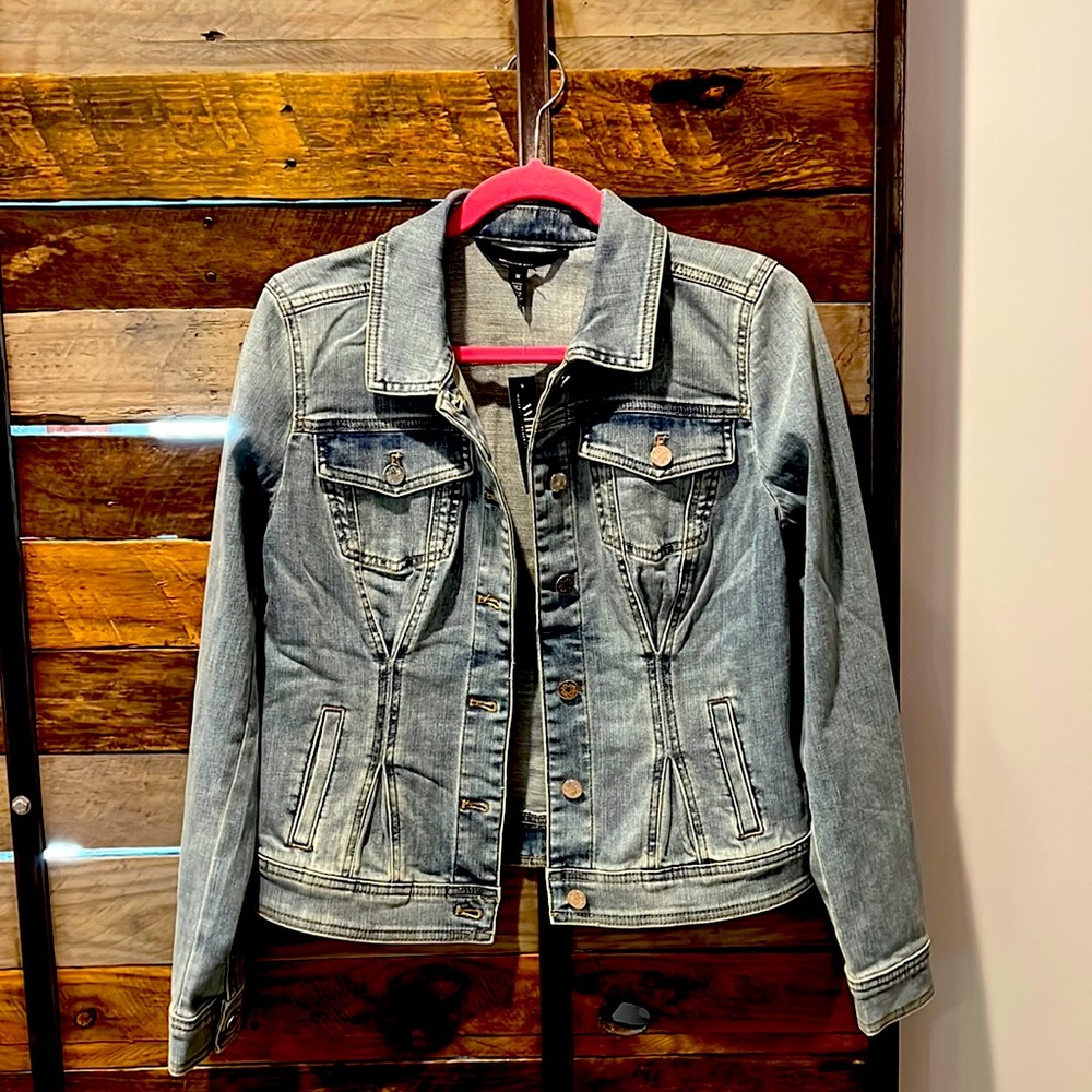 White House Black Market Size M Jean Jacket.